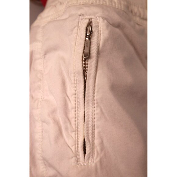 Chico's White Bermuda Shorts Mid-rise Waistband Casual Size 1 - Picture 4 of 12